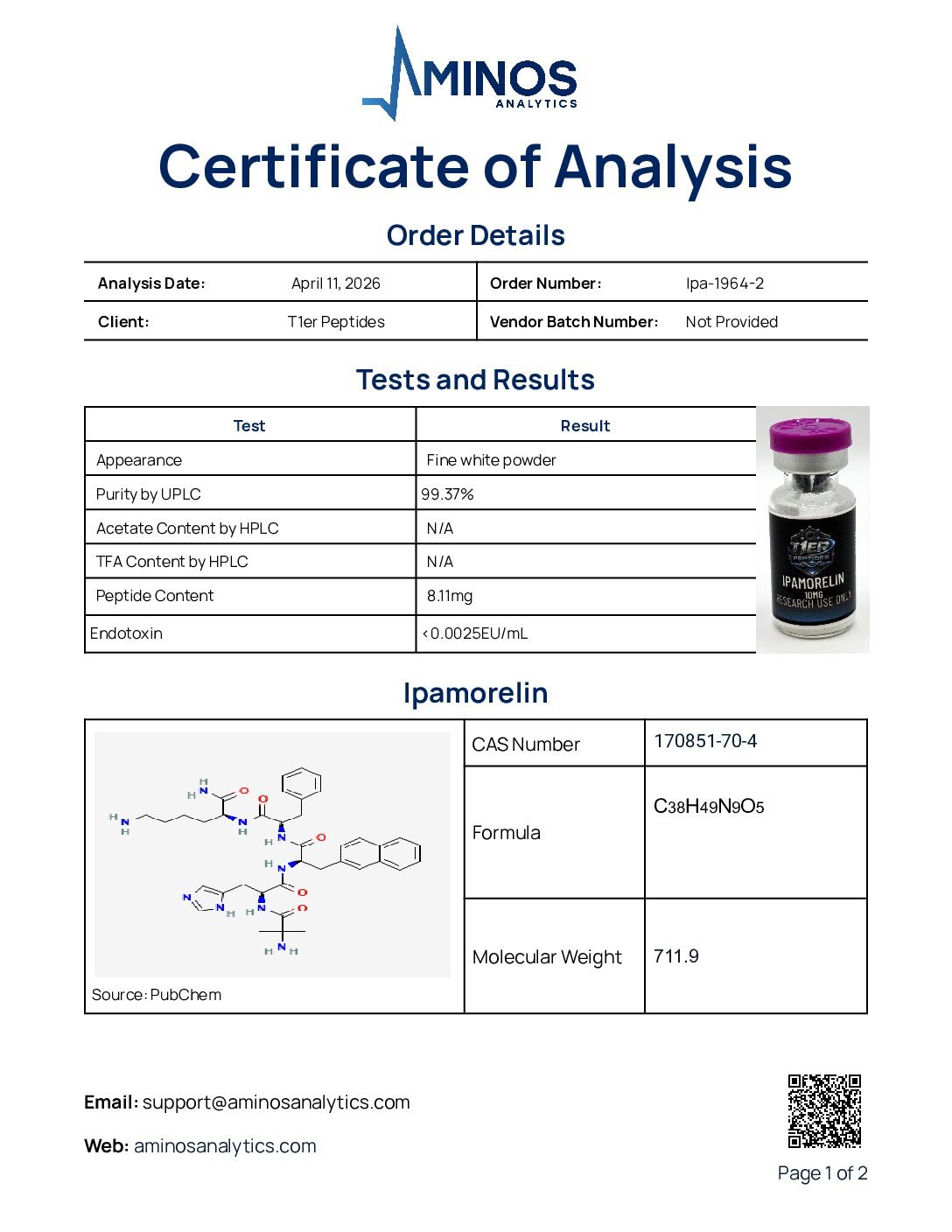 Ipamorelin 10MG - Image 2