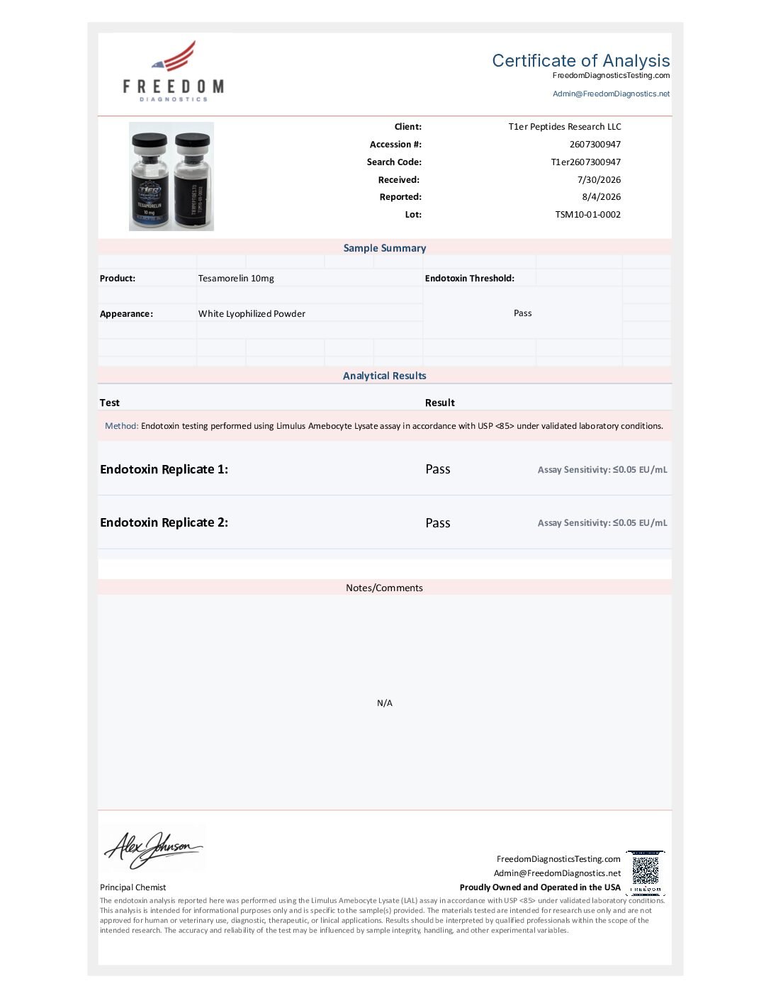 TESAMORELIN 10MG - Image 2